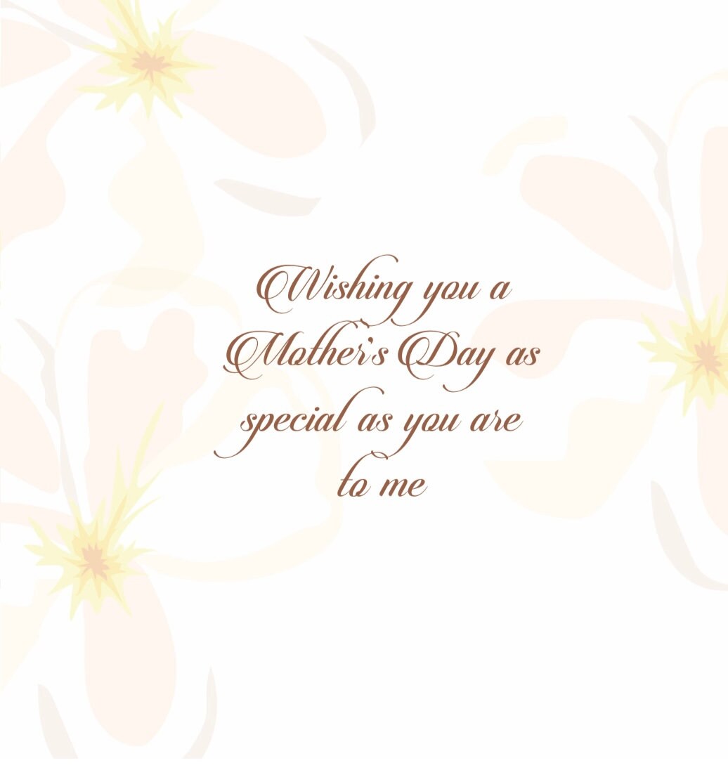 Elegant Happy Mother's Day card - Tropical Plumeria Flower