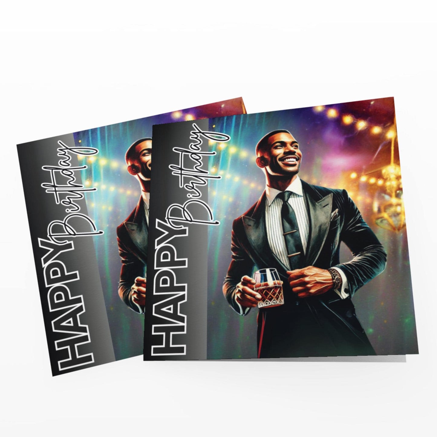 Celebrate in Style: Special Birthday Card for African American Males - 'The Prince'