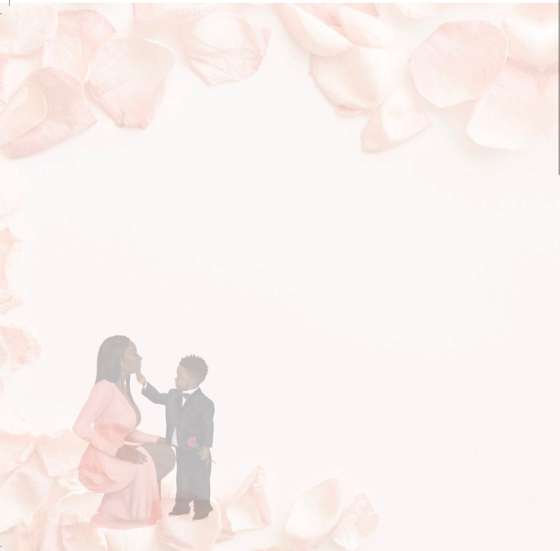 Elegant Happy Mother's Day card - Roses & Petals floral design