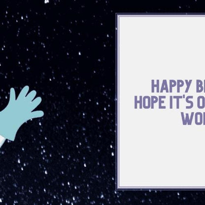 African American Astro Boy Birthday Card | Cute & Fun Greeting Card for Kids