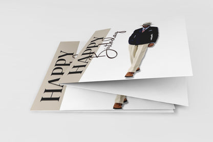 The Debonair Gentleman Birthday Card