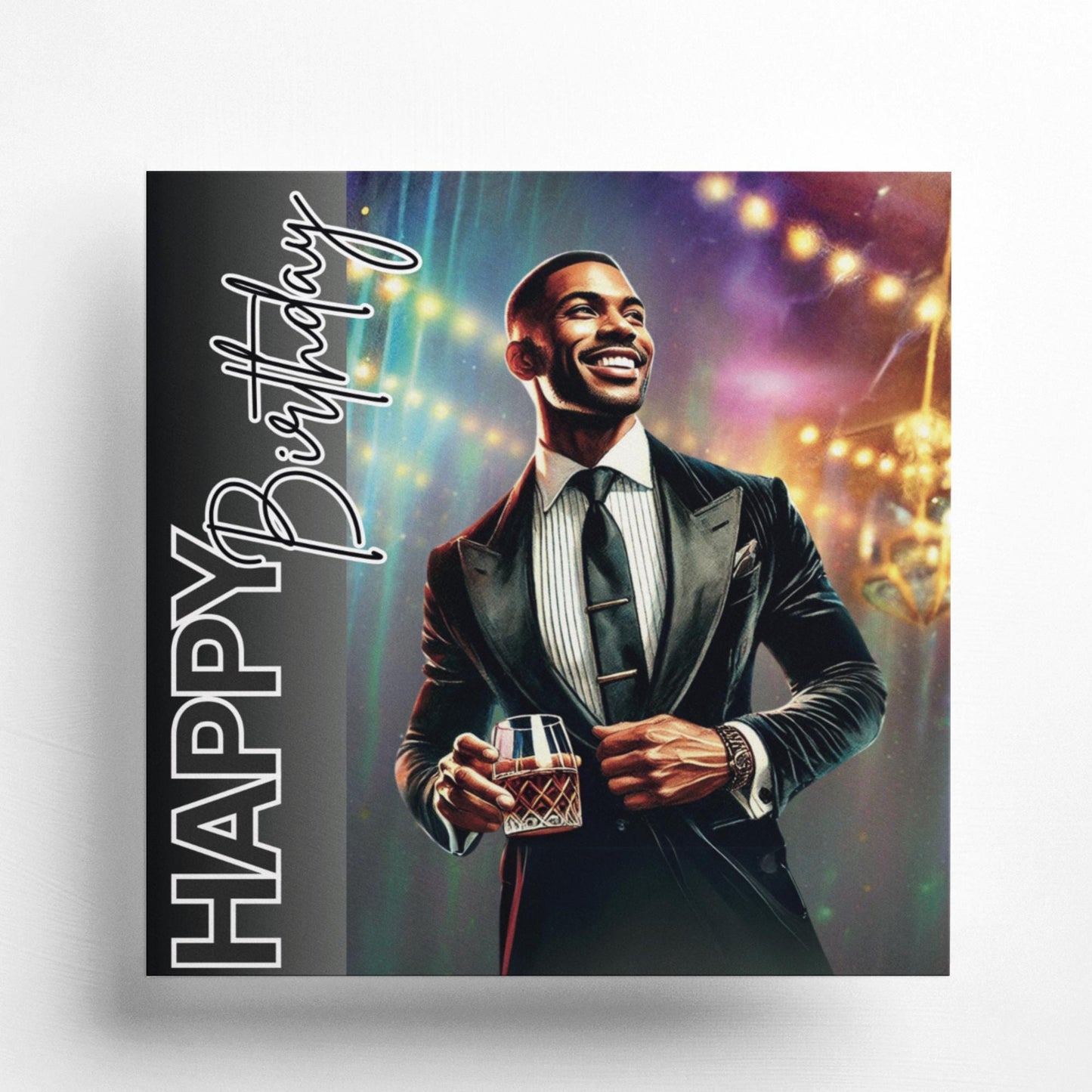 Celebrate in Style: Special Birthday Card for African American Males  - 'The Prince'