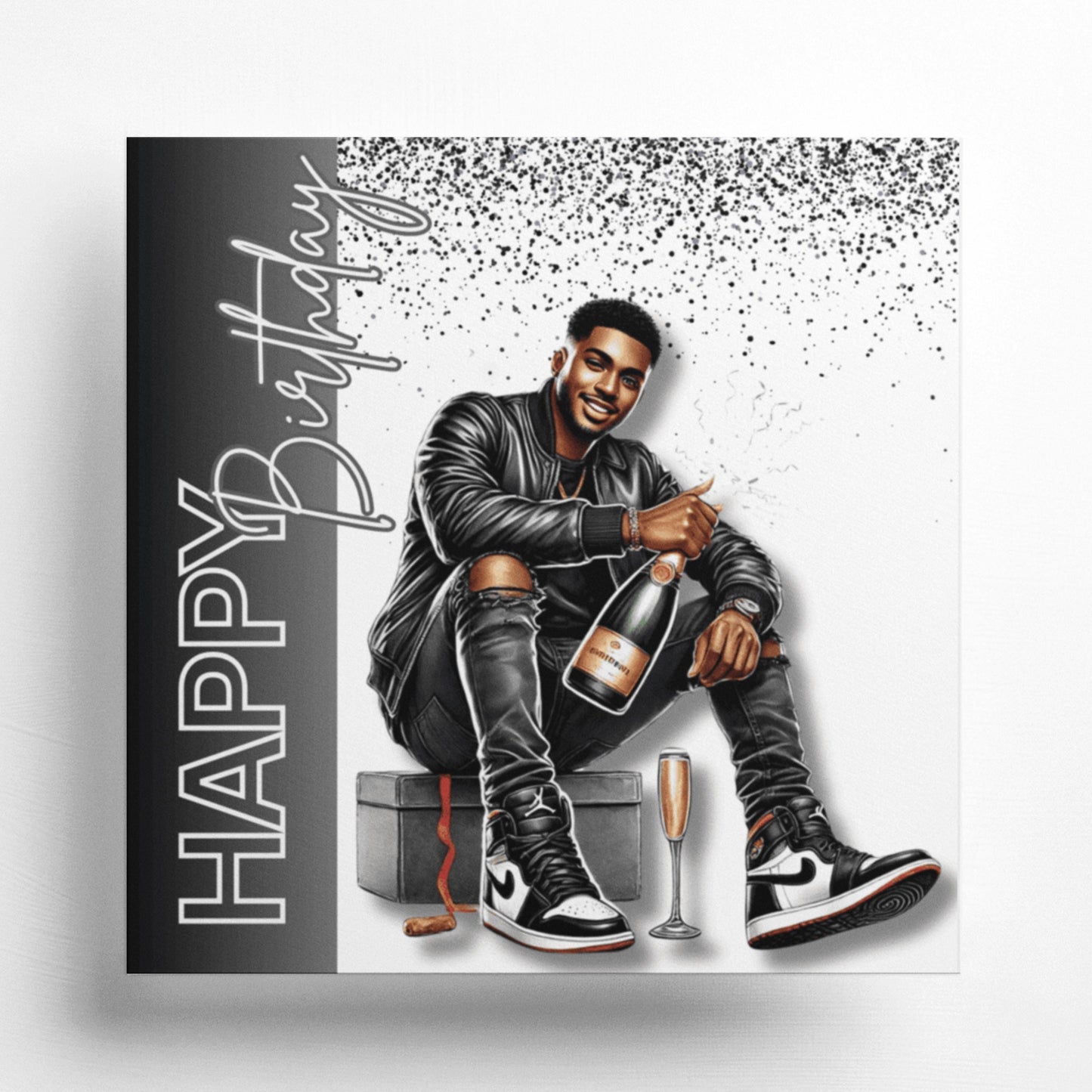 Be Bold - Luxury Birthday Card for Black men