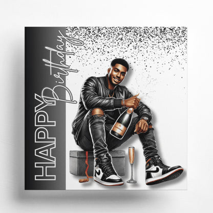 Be Bold - Luxury Birthday Card for Black men