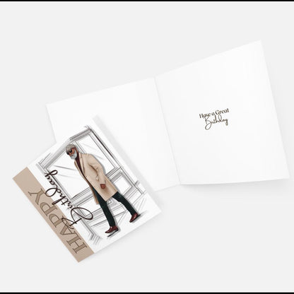 The Stylish Gent Birthday Card