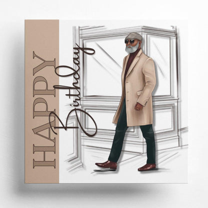 The Stylish Gent Birthday Card
