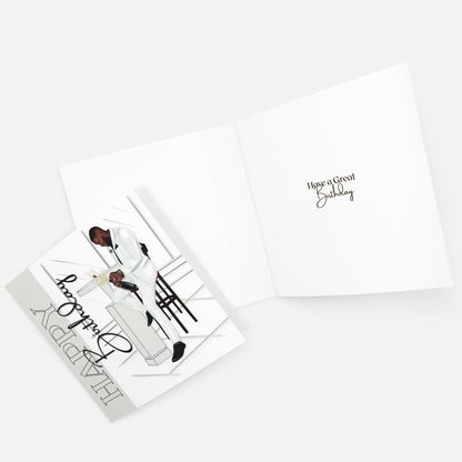 Poppin' Bottles Birthday Card