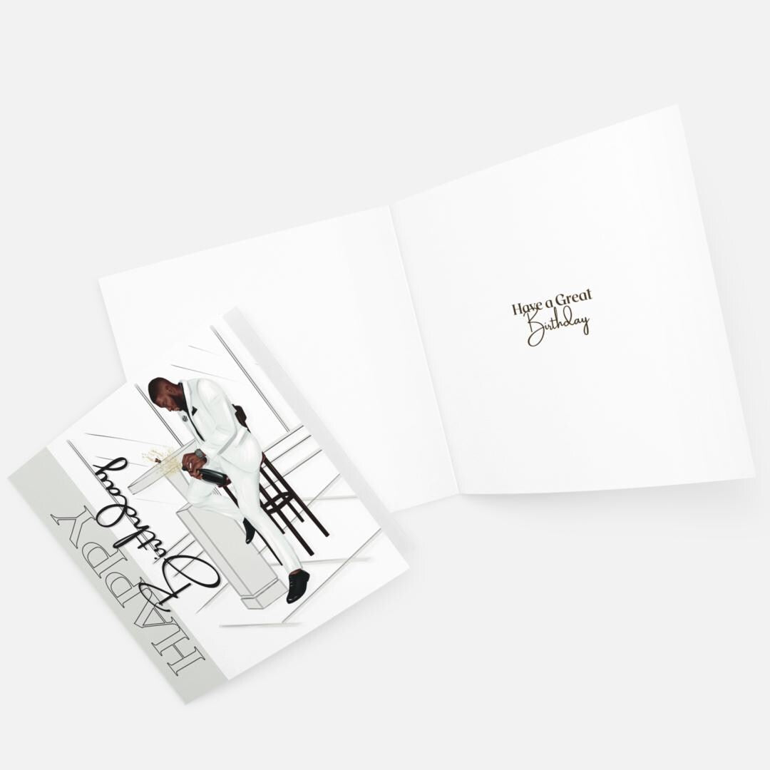 Poppin' Bottles Birthday Card