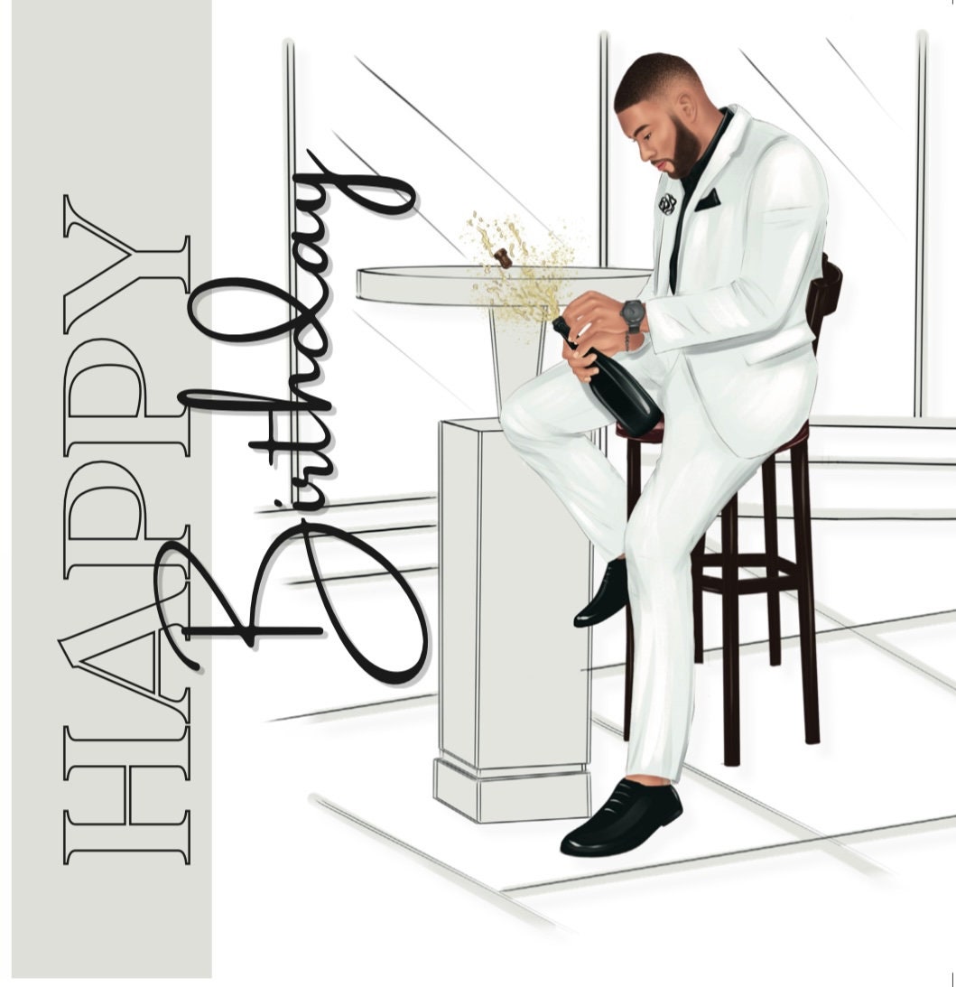 Poppin' Bottles Birthday Card