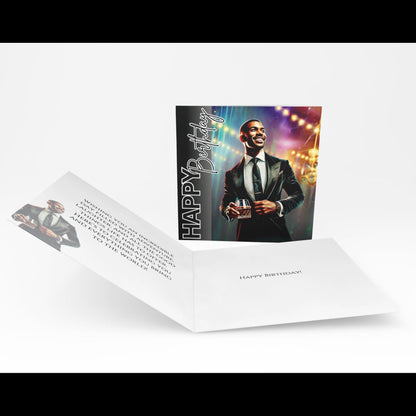 Celebrate in Style: Special Birthday Card for African American Males  - 'The Prince'