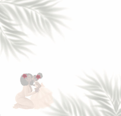 Elegant Happy Mother's Day card - Tropical Hibiscus