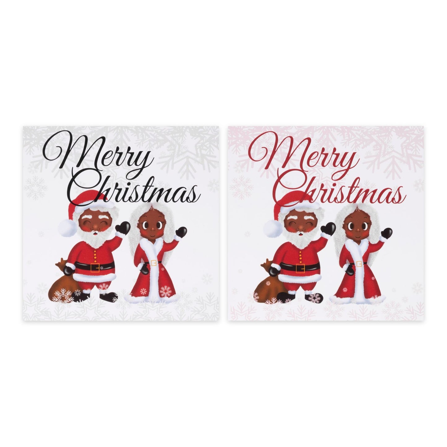 Black/African American Santa & Mrs Claus Christmas Card Pack