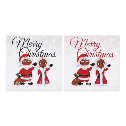 Black/African American Santa & Mrs Claus Christmas Card Pack