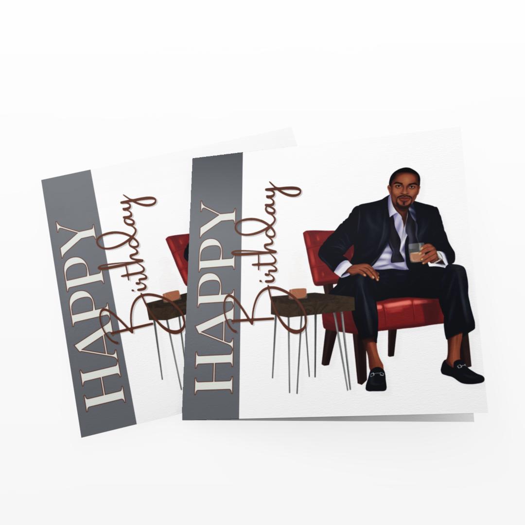 The Charmed Gent Birthday Card