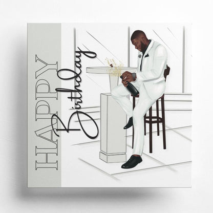 Poppin' Bottles Birthday Card