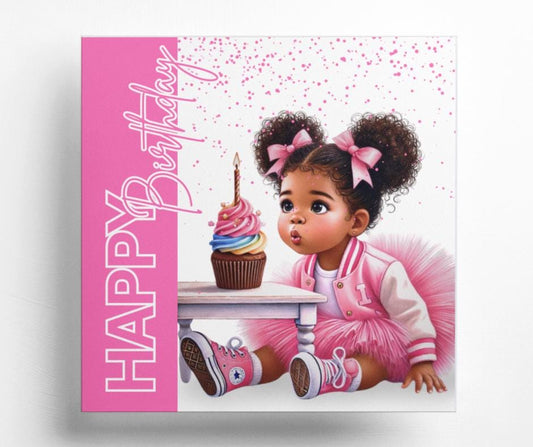 Cupcakes & Wishes - Happy Birthday Card