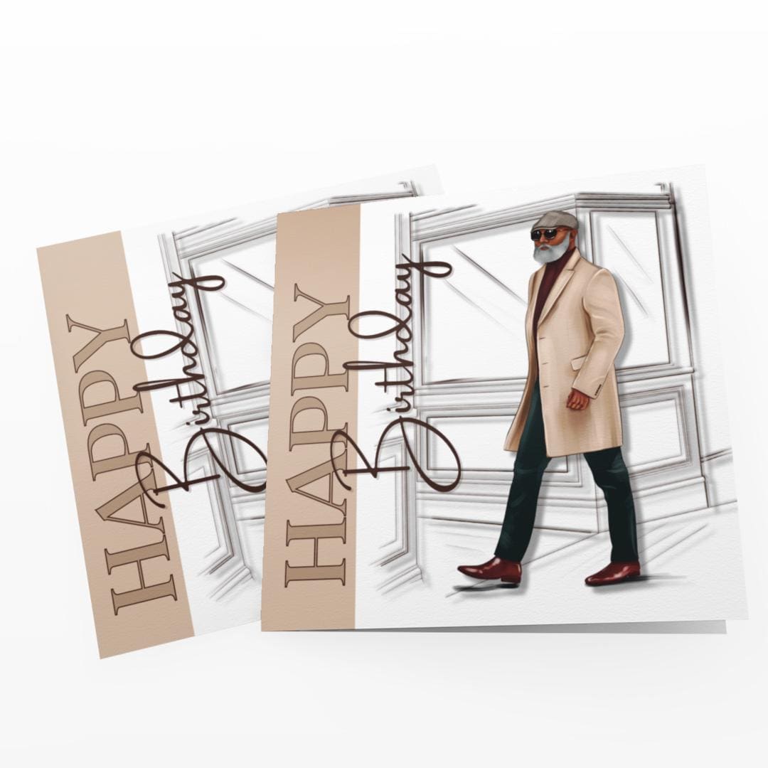 The Stylish Gent Birthday Card