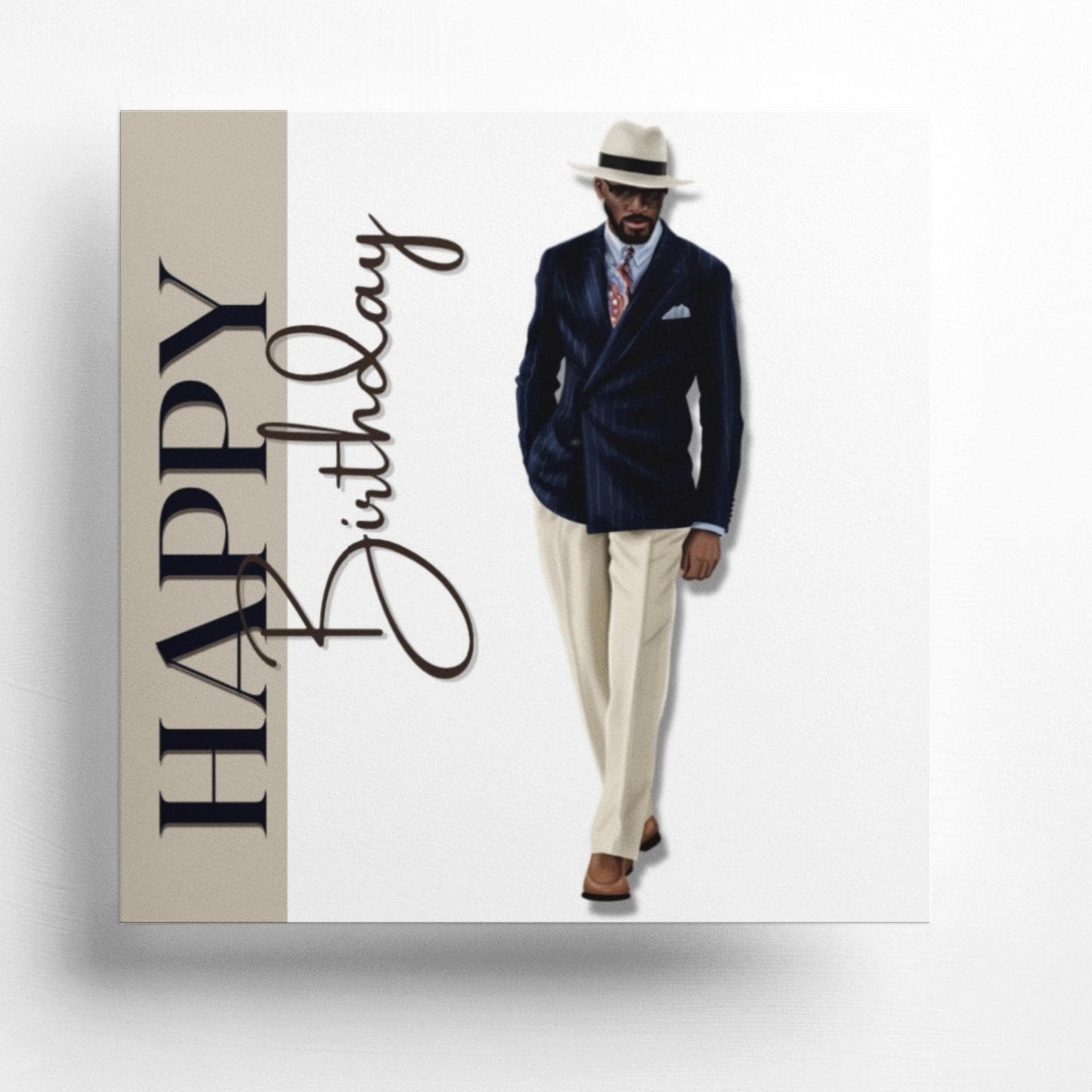 The Debonair Gentleman Birthday Card