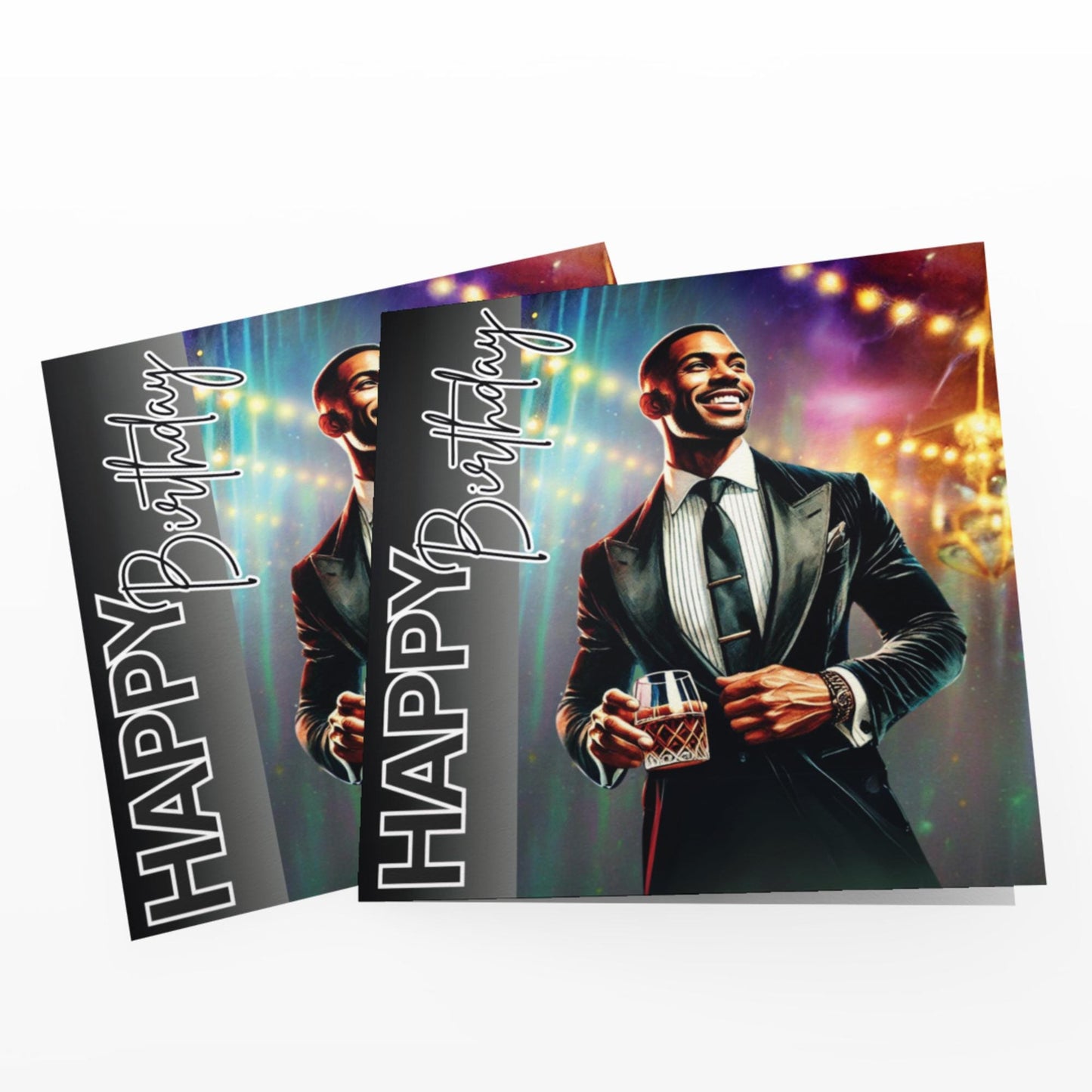 Celebrate in Style: Special Birthday Card for African American Males  - 'The Prince'