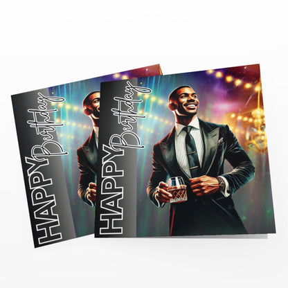 Celebrate in Style: Special Birthday Card for African American Males  - 'The Prince'