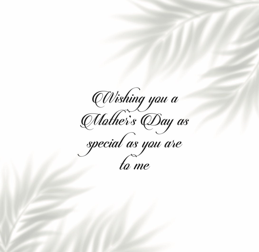 Elegant Happy Mother's Day card - Tropical Hibiscus