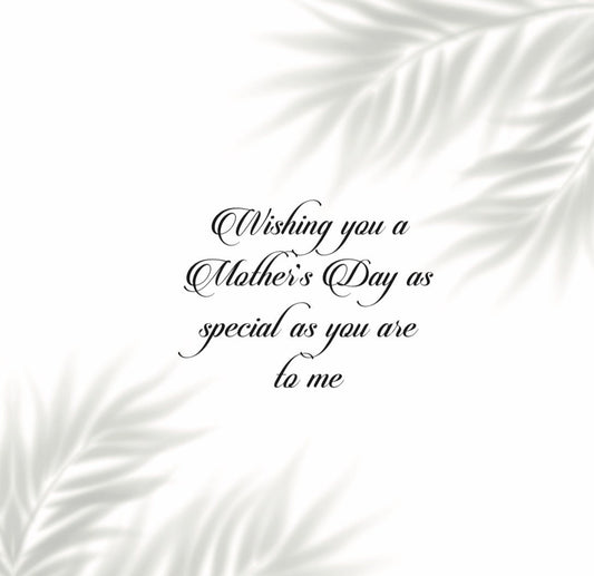 Elegant Happy Mother's Day card - Tropical Hibiscus